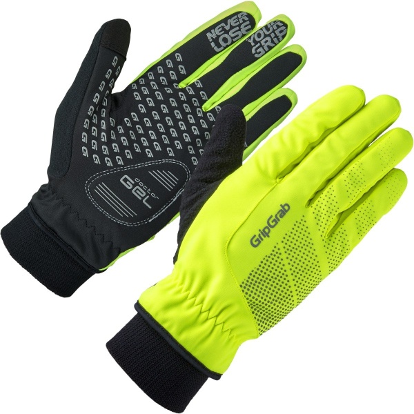 Ride Hi-Vis Winddichte Winter Handschoen Yellow Hi-Vis - Afbeelding 3