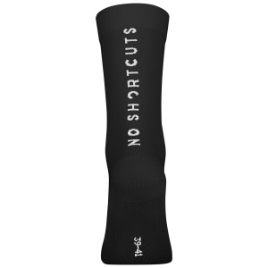 SCO Sock Performance No Shortcuts Crew 42-44 Black/white