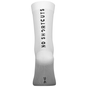 SCO Sock Performance No Shortcuts Crew 39-41 White/black