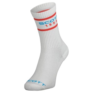 SCO Sock Retro Casual Crew 42-44 (L) White