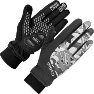 Rebel Rugged Full Finger Glove (8) Grey Camo