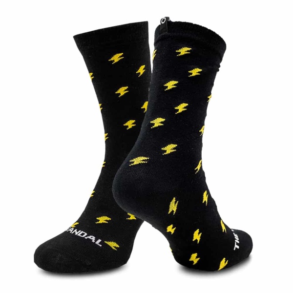 Casual lightning Socks zwart 36-42