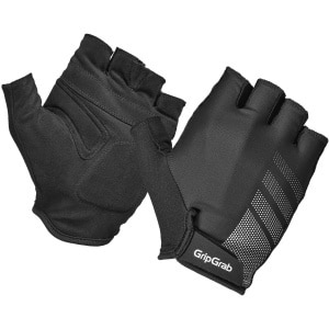 RIDE Lite korte-vinger zomer fietshandschoenen met padding - Black