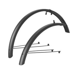 SYN Road gravel fender set for AL/CB 700C Black