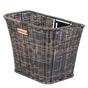 mand Bremen rattan look 22L nature brown 34x Donkerbruin