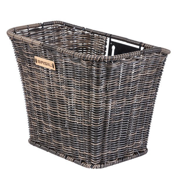 mand Bremen rattan look 22L nature brown 34x Donkerbruin