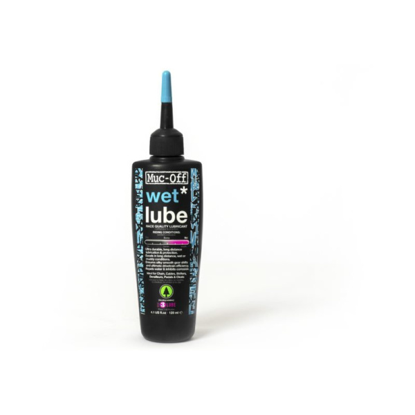 Muc-off wet lube kettingolie 120ml Zwart