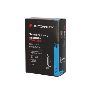 CHAMBRE A AIR VELO 700C (25/30-622) VP 80 MM STANDARD (VALVE NOIRE)