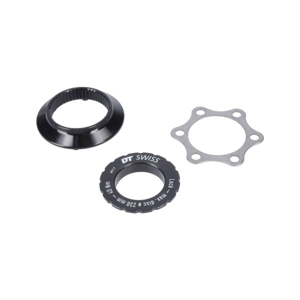 NAAFD DT CENTER LOCK ADAPTER ATB 210MM 15MM ZW Zwart