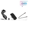 Upgradeset houder met 1 arm 31,8 mm (BDSYYYY) Zwart