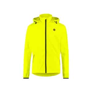 go rain jacket essential neon yellow -30% Geel