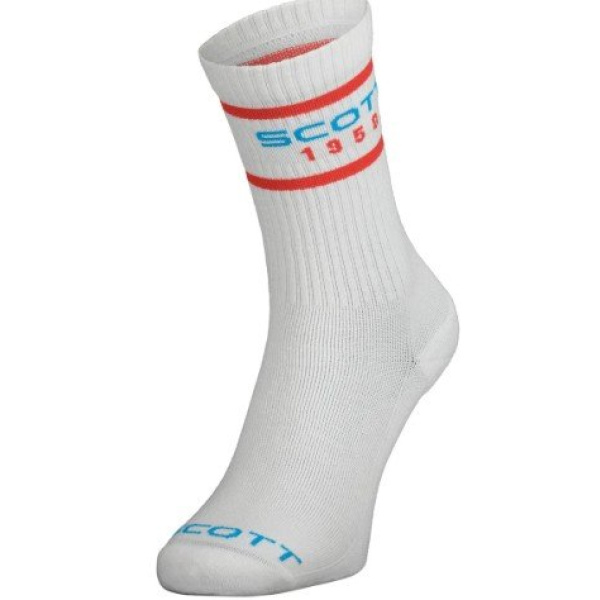 SCO Sock Retro Casual Crew 39-41 (M) White