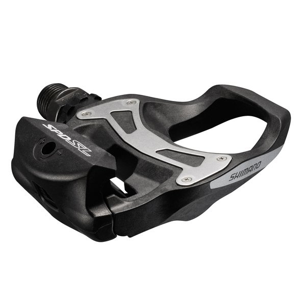 PEDAAL SH EPDR550L SPD SL RACE STEL ZW Zwart