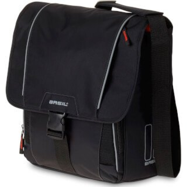 TAS BAS SPORT DESIGN COMMUTER SCHOUDER ZW Zwart