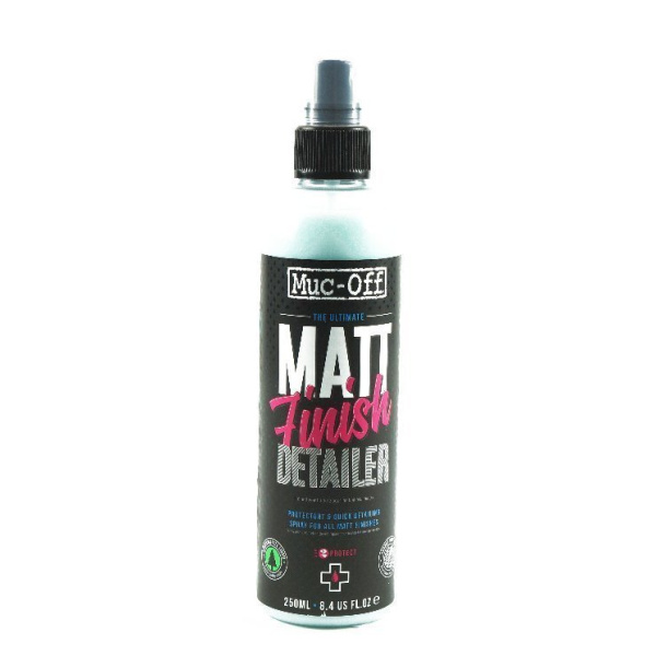 Muc-off matt finish detailer beschermspray 250ml Zwart