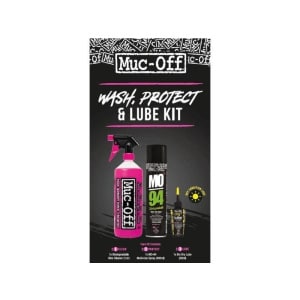 Muc-off wash protect & lube kit (dry lube version) Zwart