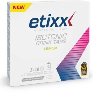 isotonic effervescent tablet 3 tubes lemon