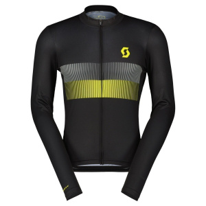SCO Shirt M's RC Team 10 LS blck/sul yel L - 30% Black/sulphur Yellow