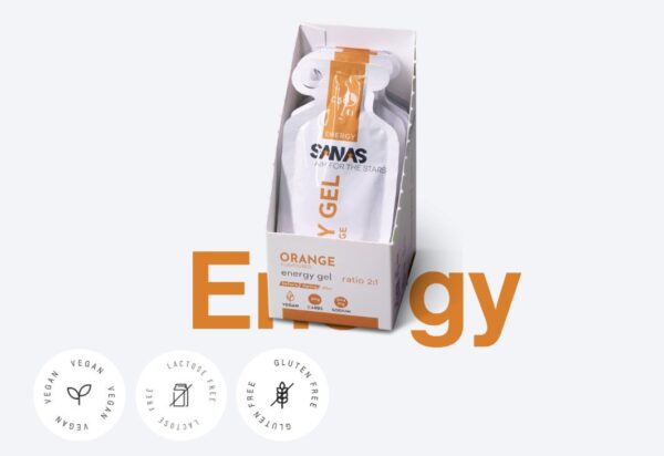 Energy Gel Orange ratio 2:1