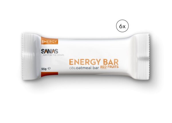 Energy Fruit Oatmeal Bar Red Fruits