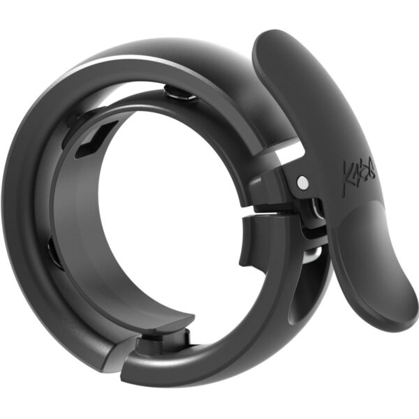 Oi Prima Large Fahrradklingel, 23.8 - 31.8mm, anthracite/black Grau - Afbeelding 3