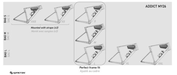IS Frame Bag Road BLCK/M - Afbeelding 2