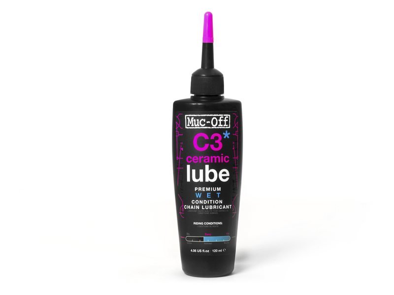 Muc-off wet lube c3 kettingolie ceramic 120ml - Afbeelding 3