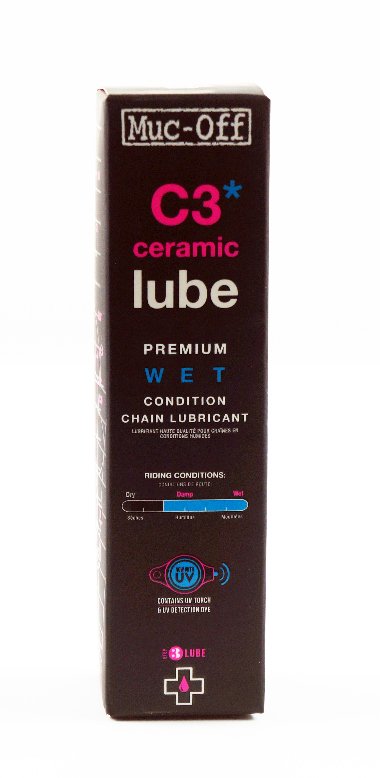 Muc-off wet lube c3 kettingolie ceramic 120ml - Afbeelding 2