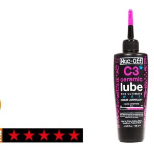 Muc-off wet lube c3 kettingolie ceramic 120ml
