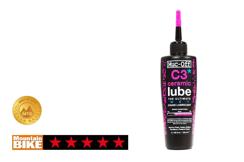 Muc-off wet lube c3 kettingolie ceramic 120ml