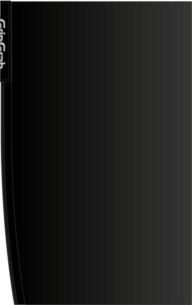 AquaSeal Waterproof Cycling Gaiter Black - Afbeelding 2
