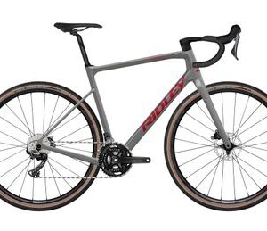 Grifn Gravel Battleship Grey/Candy Red Metallic