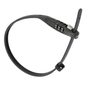 SLOT KABEL COMBIFLEX TRAVELGUARD 45CM ZW Zwart