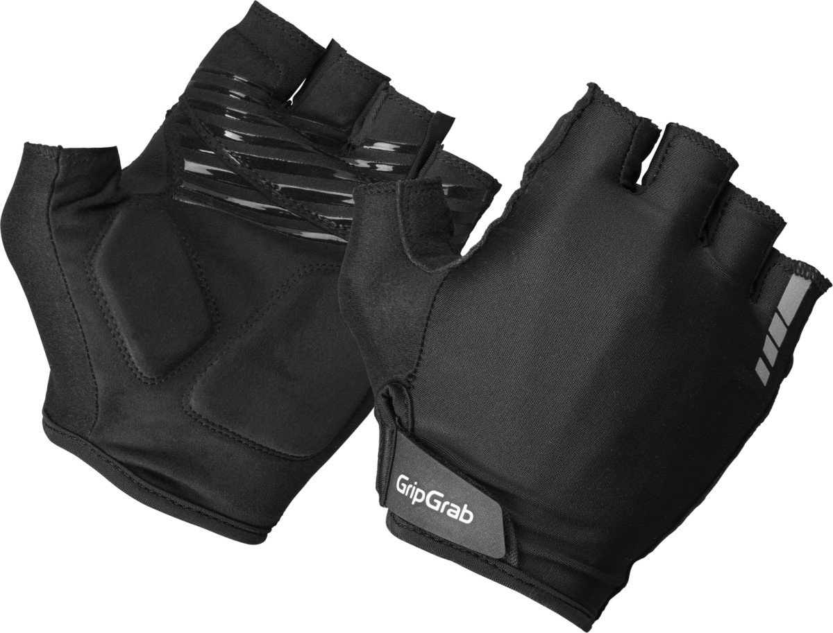 RIDE Padded Korte Vinger Zomer Handschoenen - M/9 Black