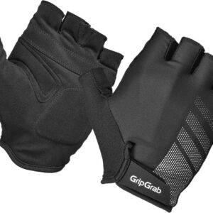 RIDE Lite korte-vinger zomer fietshandschoenen met padding - Black