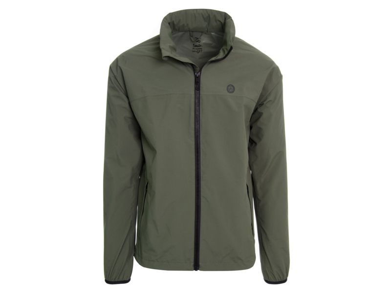 go rain jacket essential army green Groen - Afbeelding 2