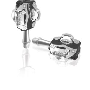 PEDAAL ATB SPD DUBBEL ALM ZW/ZI STEL PDS15 Black/Silver