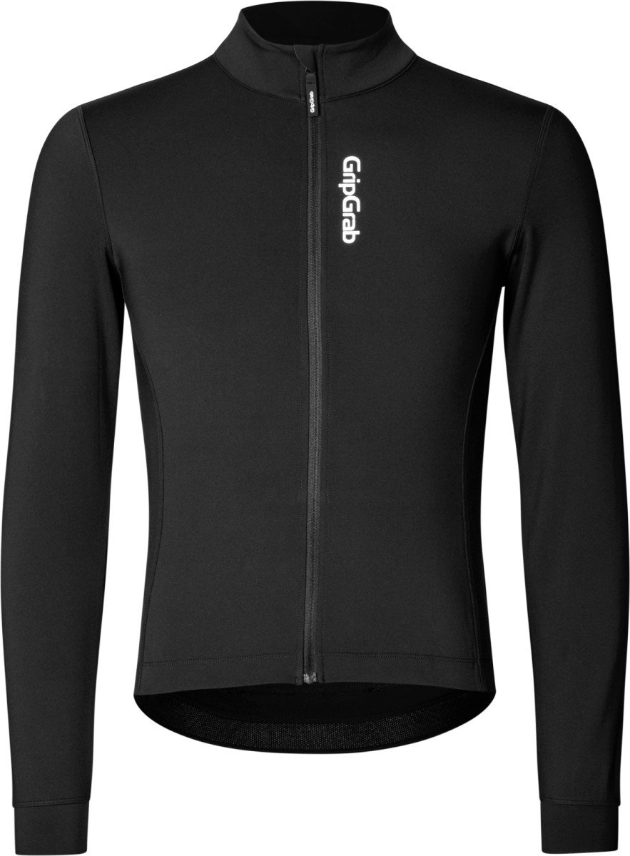 Thermisch RIDE-fietsshirt met lange mouwen - Black - Afbeelding 2
